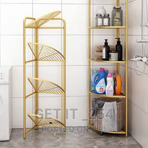4 Tier Foldable Corner Shelf