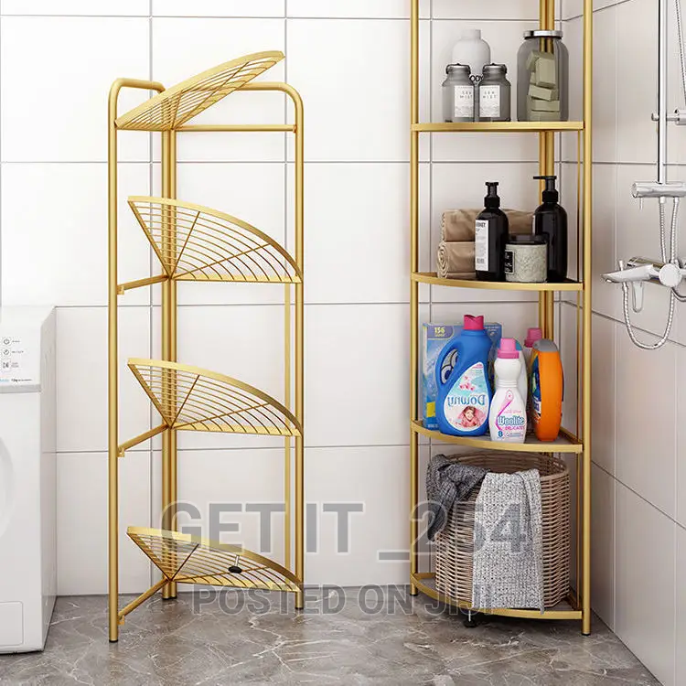 4 Tier Foldable Corner Shelf