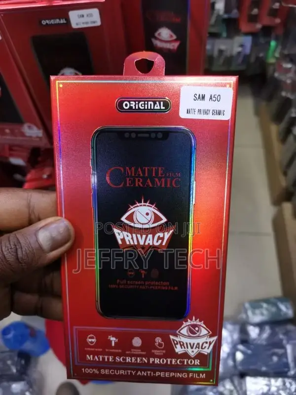 Privacy Matte Ceramic Screen Forprotector Samsung Galaxy A50