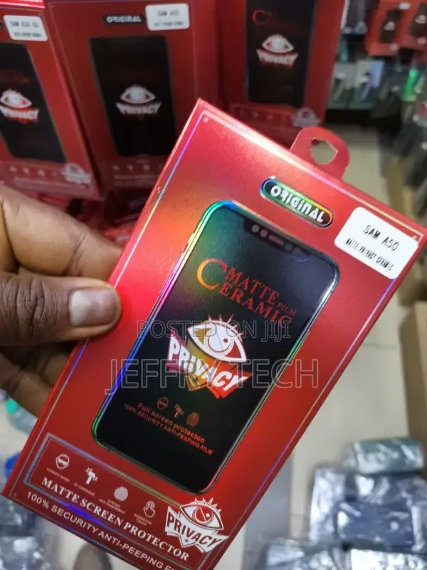 Privacy Matte Ceramic Screen Forprotector Samsung Galaxy A50