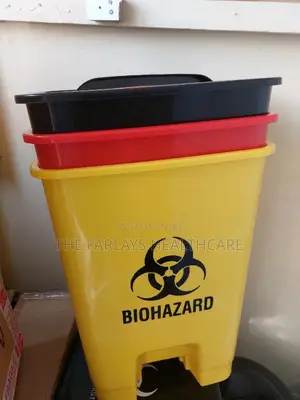Biohazard Pedal Bins 30L.
