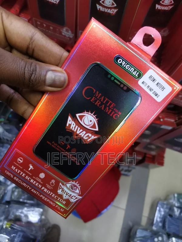 Redmi Note 9s Privacy Ceramic Screen Protector - thumbnail 3