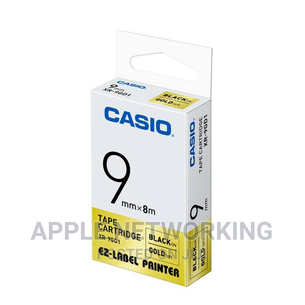 Casio Cartridge 9mm Black on Yellow