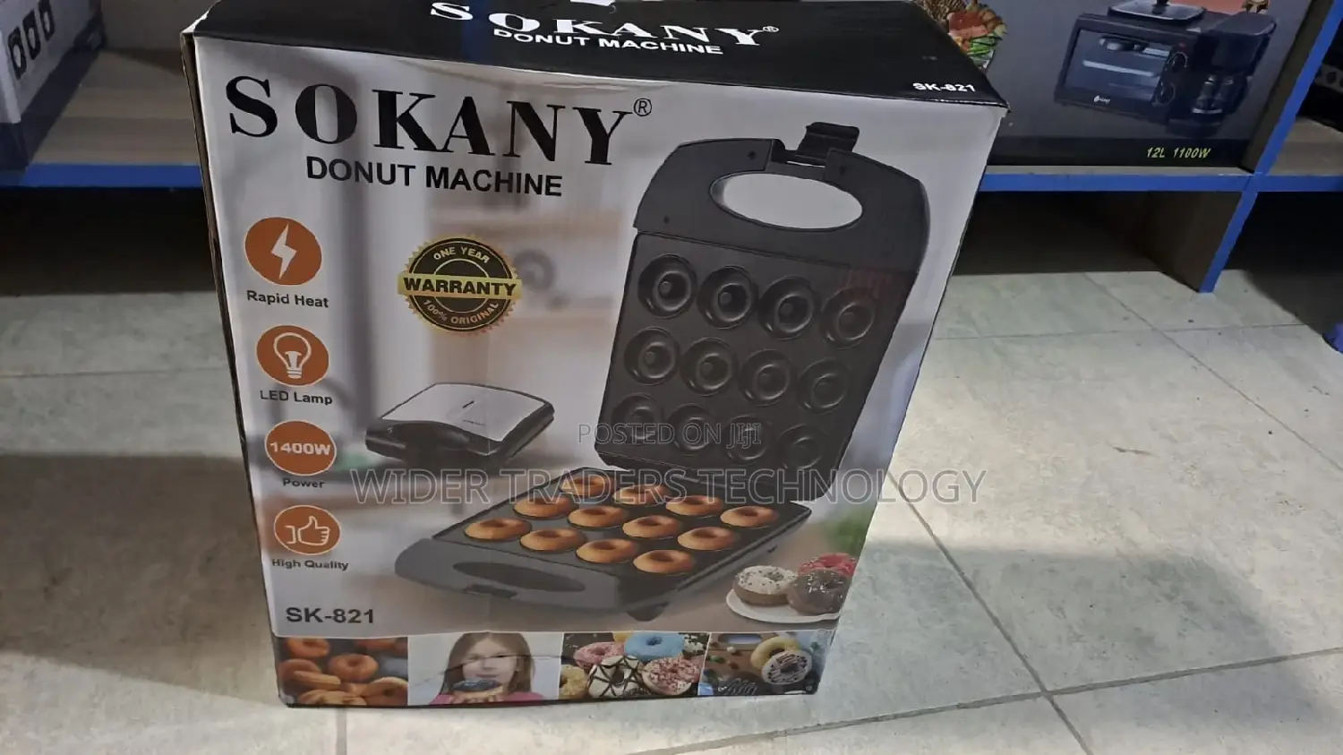 Sokany Electric Donut Maker 12 Holes