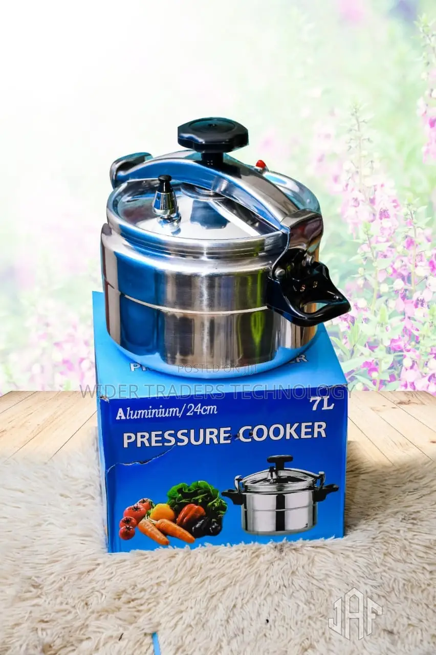 7 Litres Non Explosive Kitchen Pressure Cooker, Assorted 7l