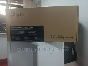 Tplink 16port Switch With 2 Gigabit Port And 16 Poe Ports