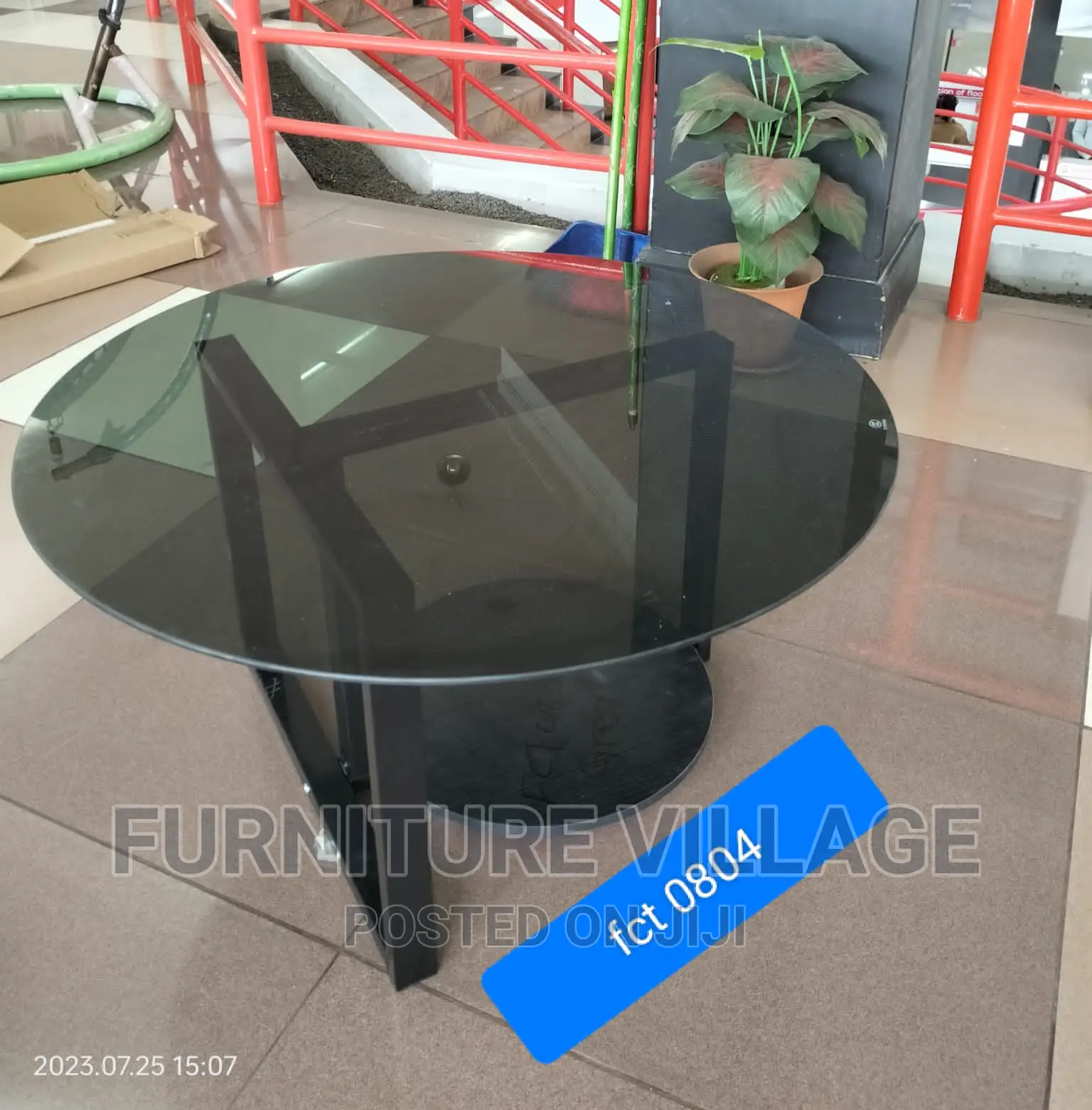 Round Tampered Glass Coffee Table in Mombasa Road Furniture