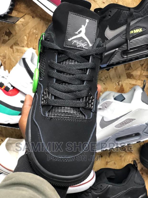 Jordan 4, Leather Black - thumbnail 3