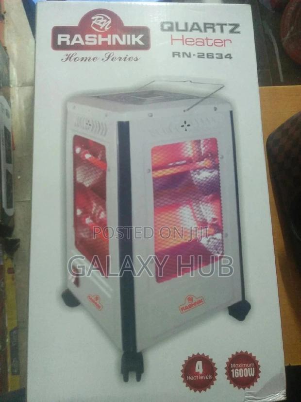 Rashnik 1600w Four Sided Quartz Halogen Room Heater - thumbnail 2