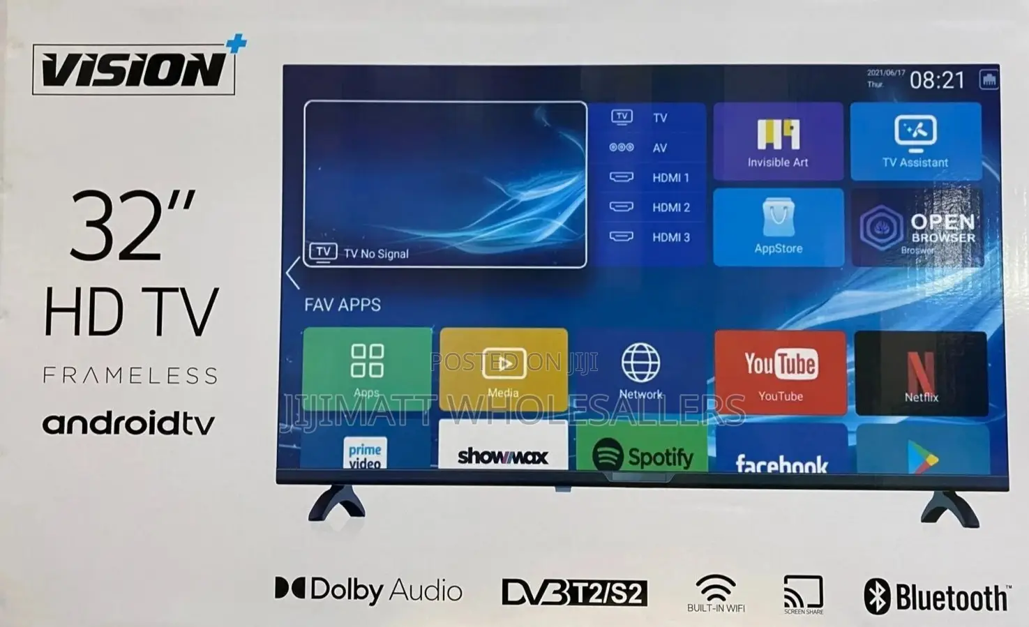 Vision 32 Inches Smart Android Digital Tv