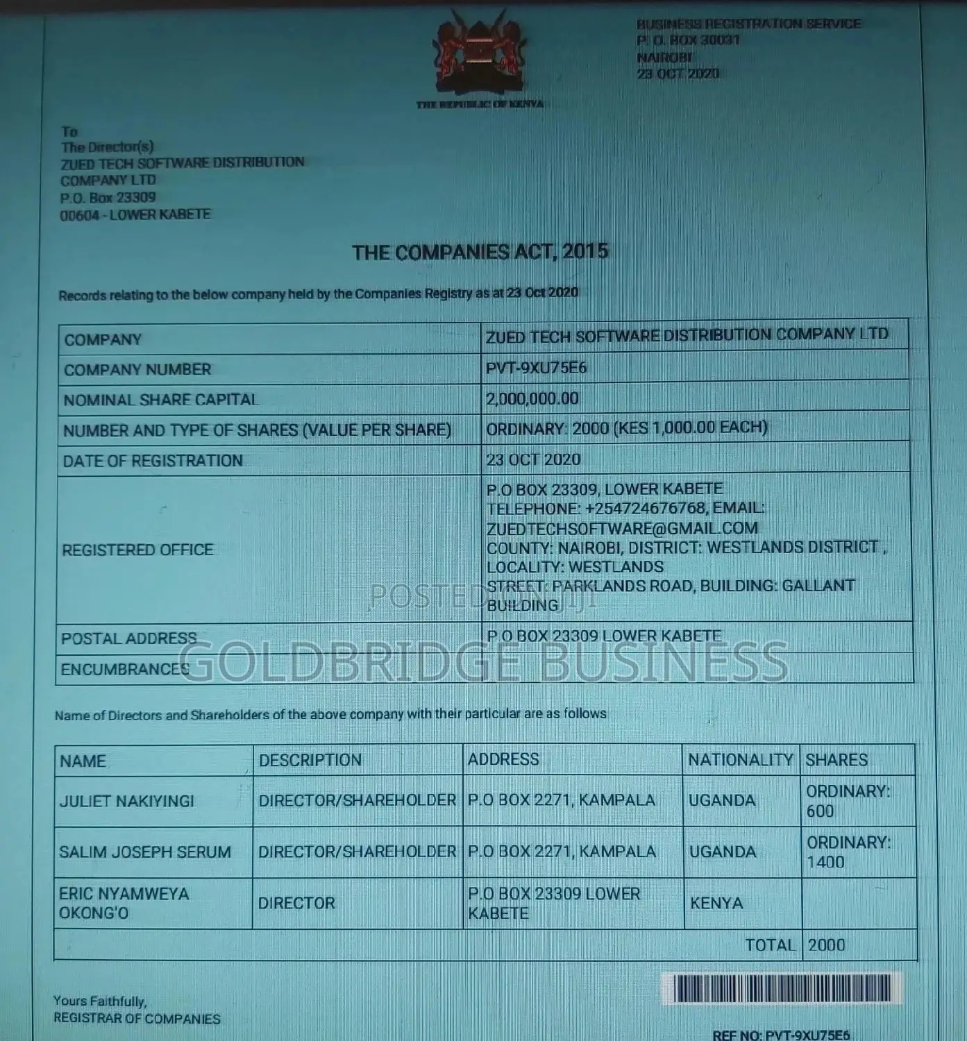 Professional Company Registration Services in 48hrs