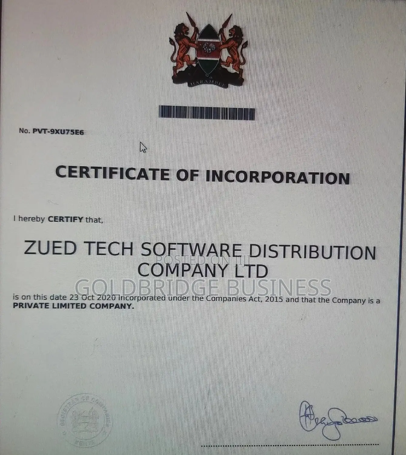 Professional Company Registration Services in 48hrs
