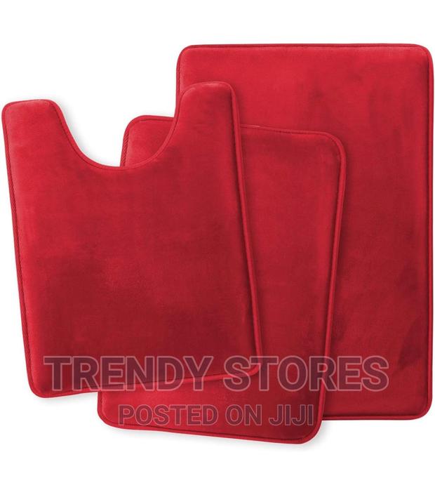 Memory Foam Bath Mat Set for Bathroom - thumbnail 2