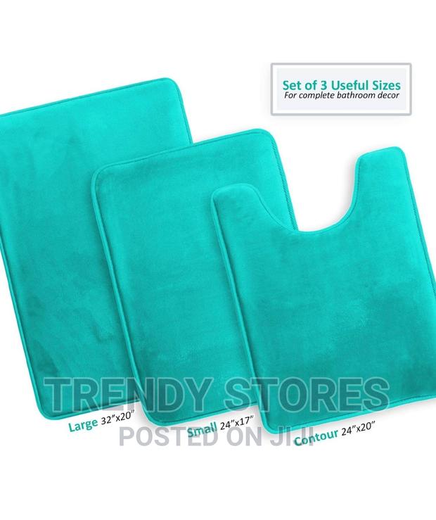 Memory Foam Bath Mat Set for Bathroom - thumbnail 4