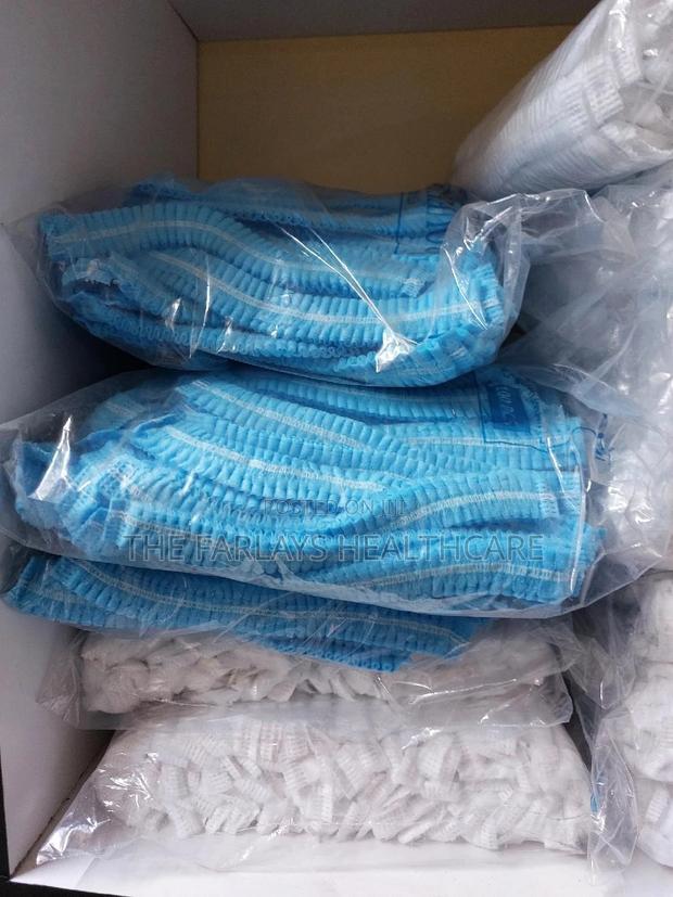 Hairnets 100s - Blue White Green
