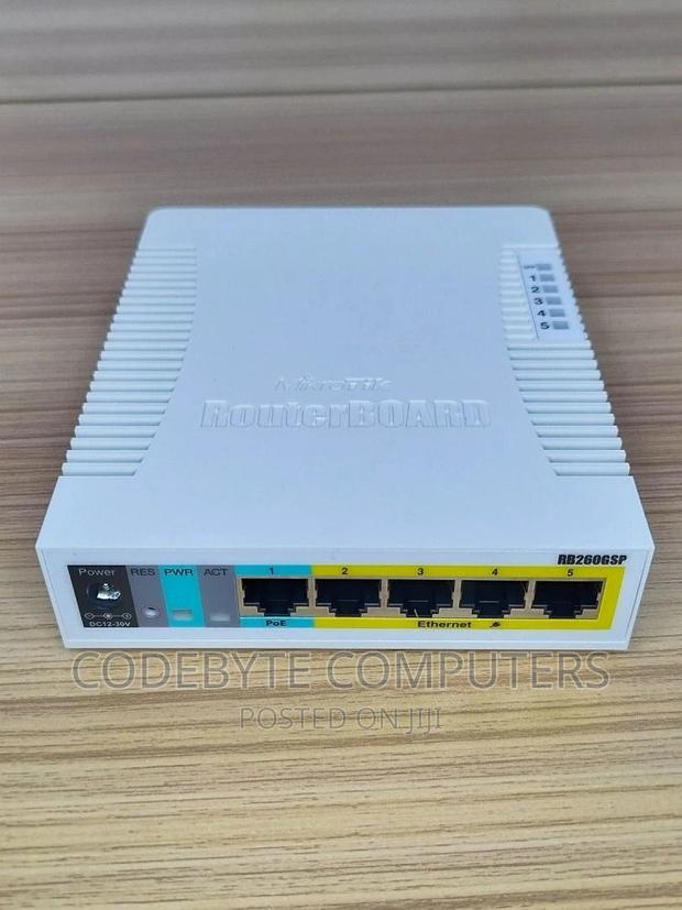 Mikrotik Rb260gsp (Css106-1g-4p-1s) - thumbnail 3