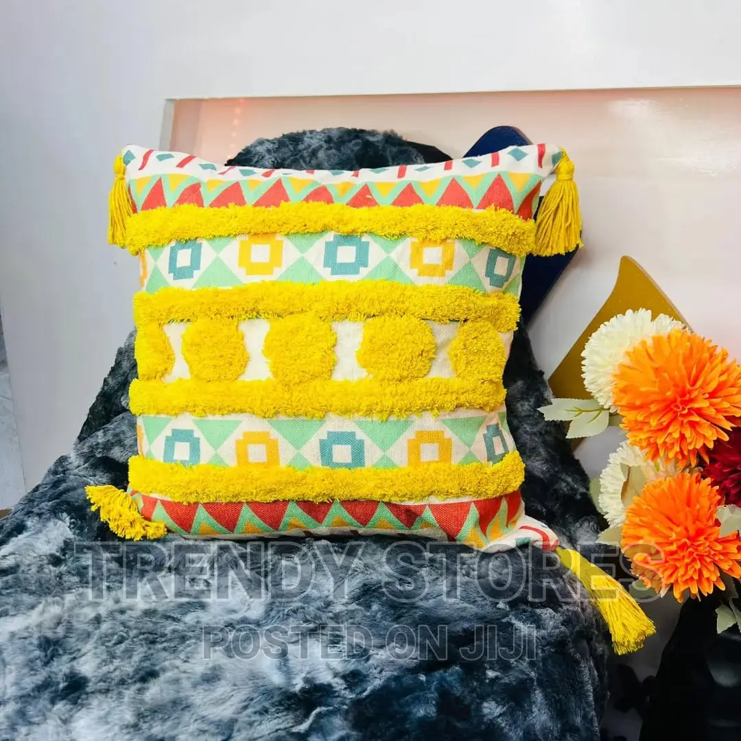 Tufted Boho Vintage Cotton Pillow Cover