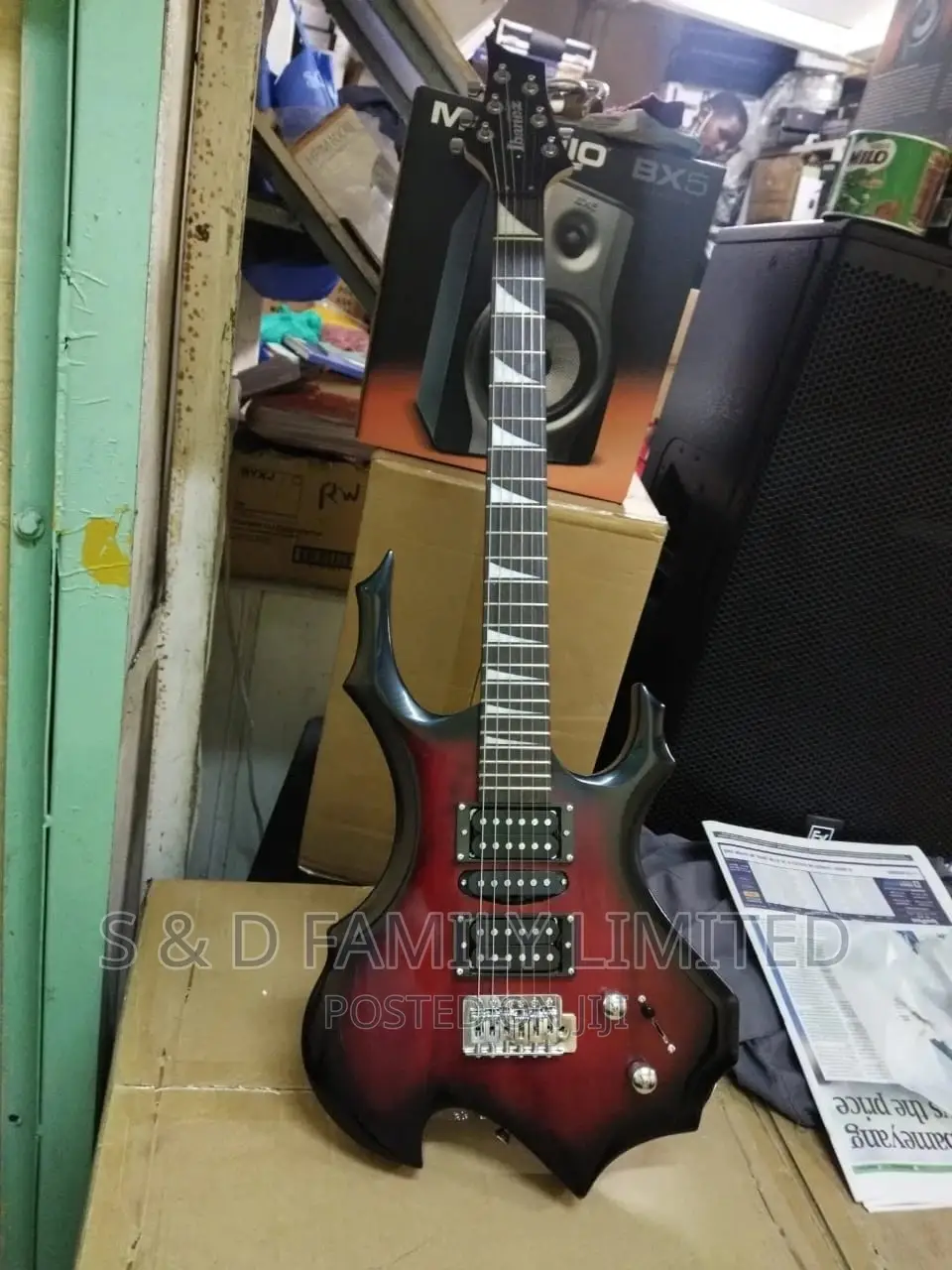 Ibanez Flame Shaped Solo Guitar