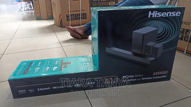 Hisense 5.1 CH AX5100G Wireless Soundbar With Dolby Atmos - main view