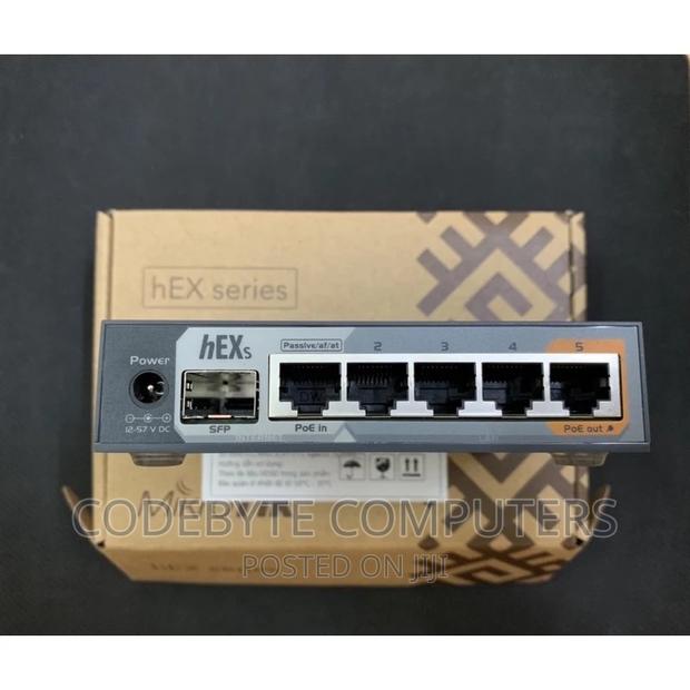 Rb760igs Hex-s 5-port-1-sfp Gigabit-router