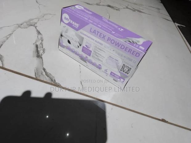 STRITRANG Examination Latex Powered Gloves 100pcs