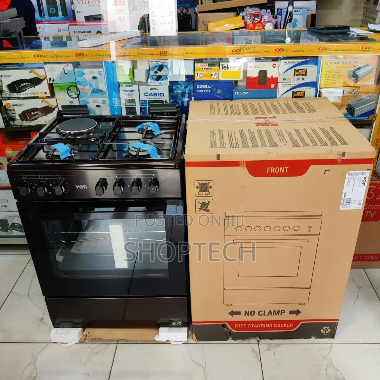Von 60*60 3G+1E Standing Cooker