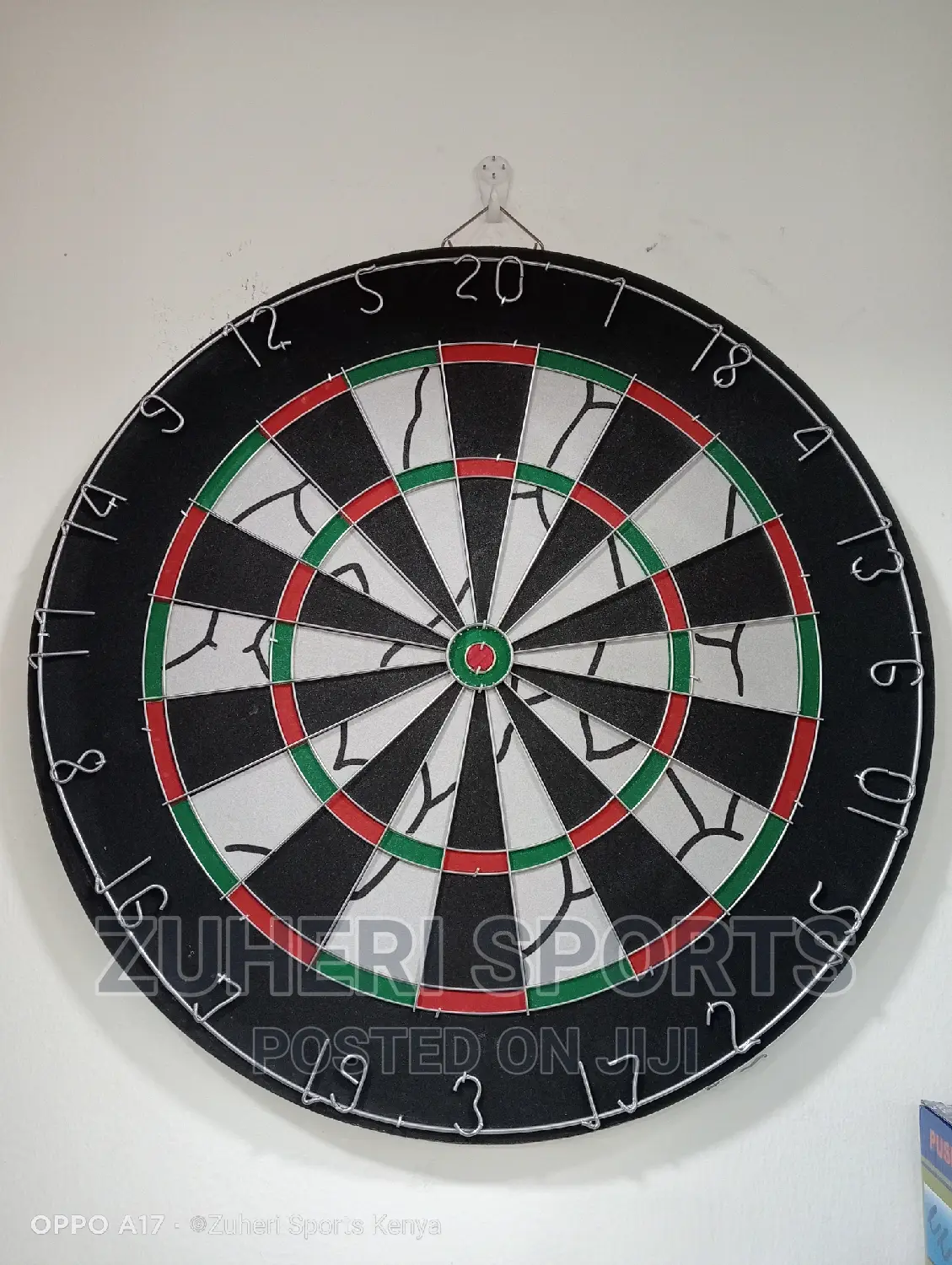 Double Sided Dart Board With Steel Darts