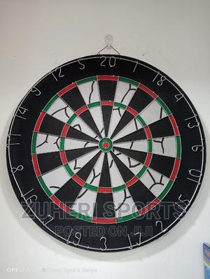 Double Sided Dart Board With Steel Darts - main view
