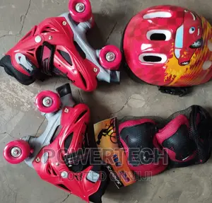 Four Wheel Complete Kit Blue Roller Skates Shoes
.