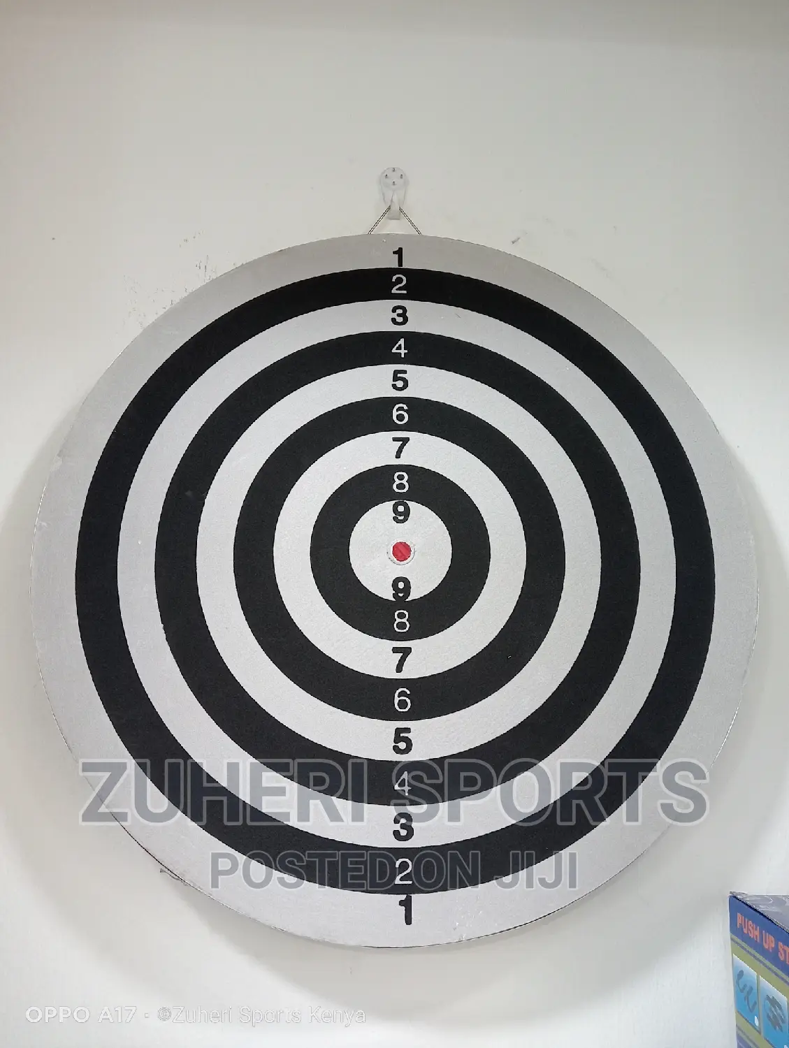 Double Sided Dart Board With Steel Darts