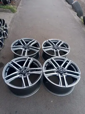 Staggered Grey 18 Inch Rims Set