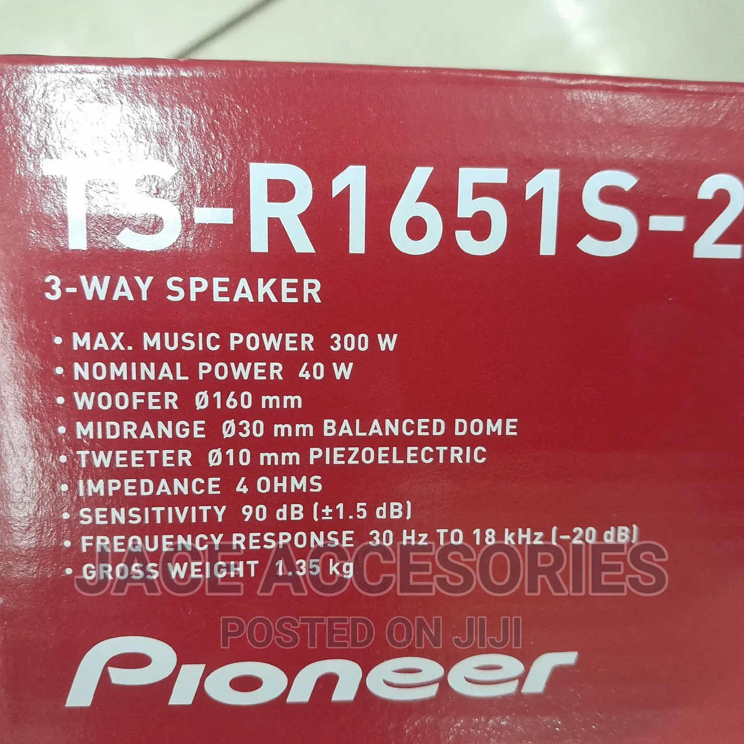 Pioneer 300w ,Door Speakers