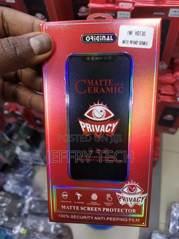 Anti Spy Infinix Hot 30 Ceramic Privacy - Anti Spy, INF HOT