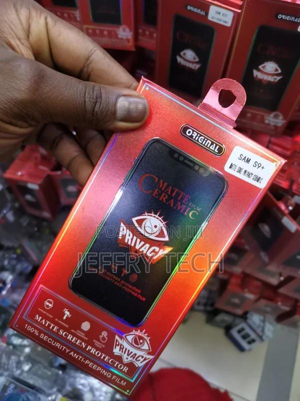 Ceramic Privacy Screen Protectors Samsung Galaxy S9 Plus - thumbnail 3