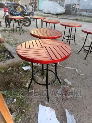 Mahogany Round Tables.