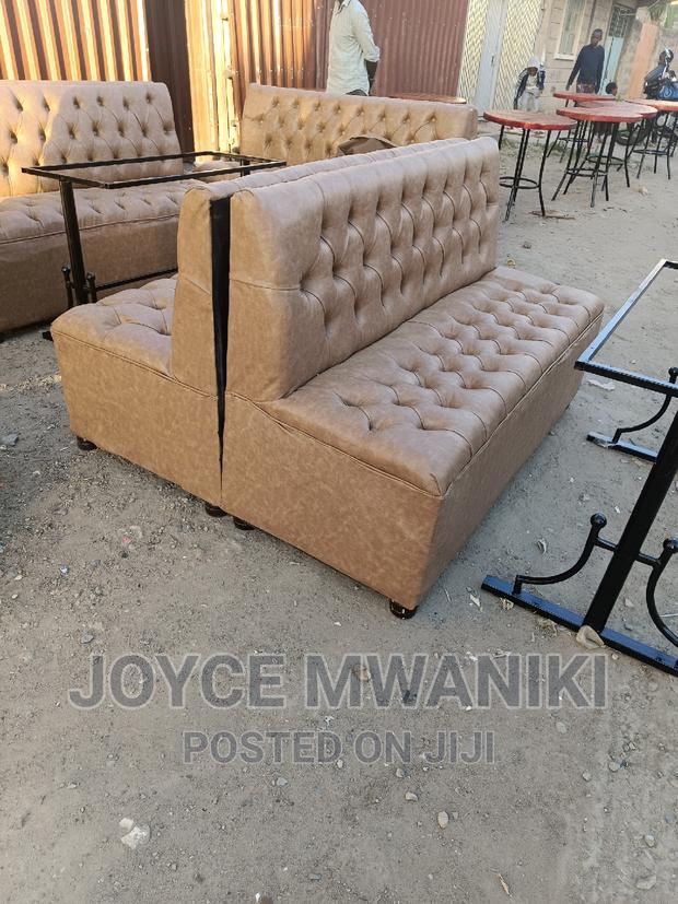 Back to Back 2 Seater Couches Colo6 Baige. - main view