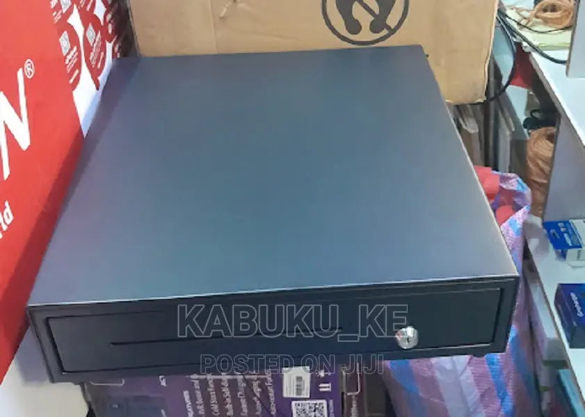 Automatic Keylock 5 Compartments Big Cash Drawer