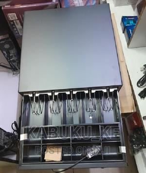 Automatic POS Key-Lock Cash Drawer With 5 Bill Slot - thumbnail 2