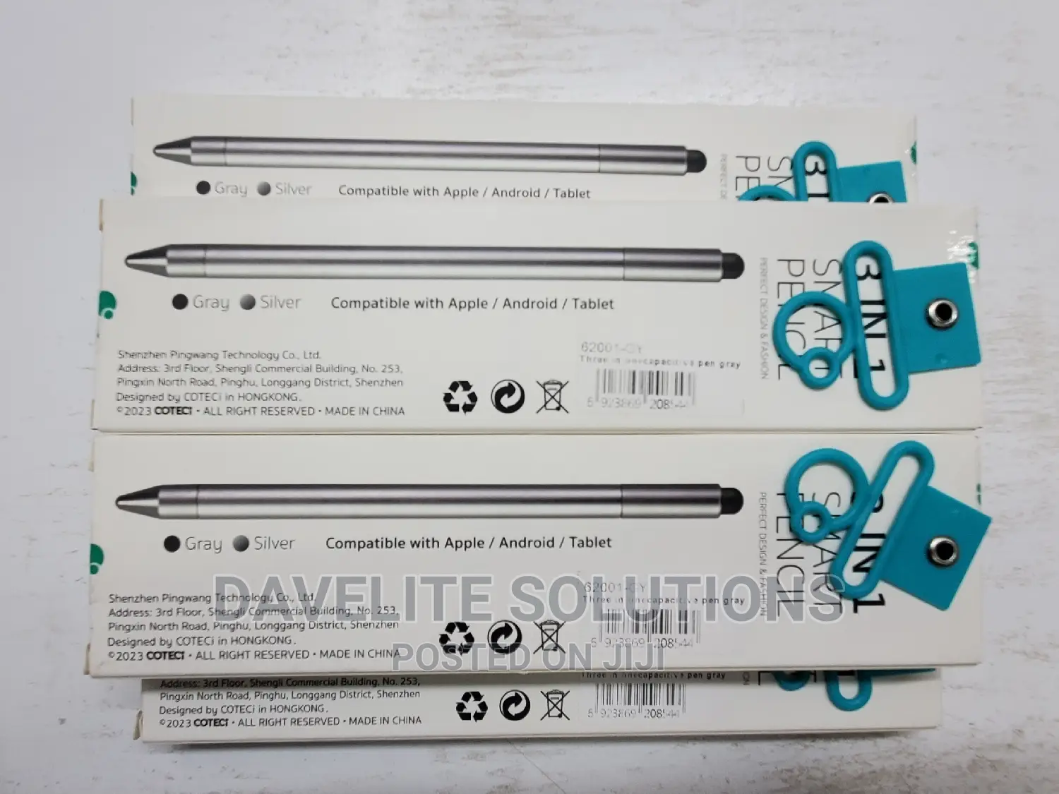 3 in 1 Universal Stylus Pen, for Mobile, Tablets Laptop
