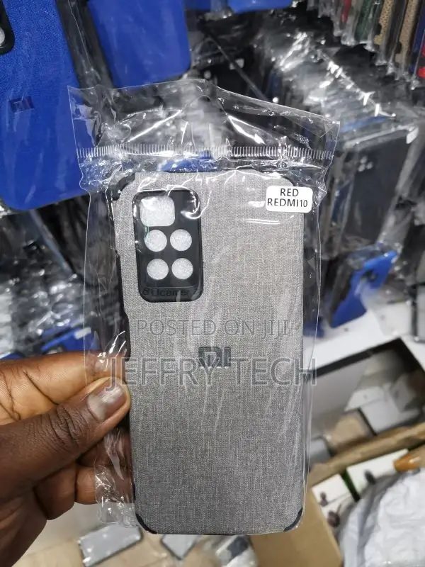 Jeans BACK CASE FOR Redmi 10 Gray Case