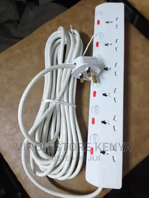 10 Meters 6 Ports Power Extension Cable With Fused Adapter