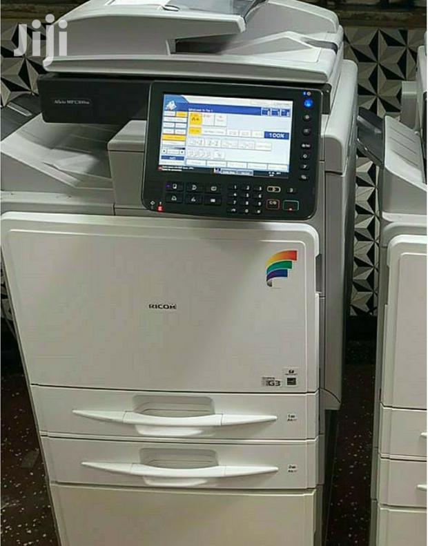 Colored Ricoh Aficio Mp C300 Photocopier Printer Scanner