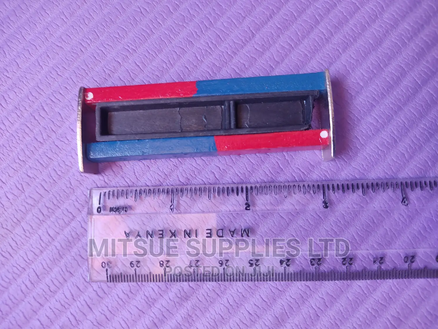 Pair of Bar Magnet (Alnico) 3 Inch With Keeper