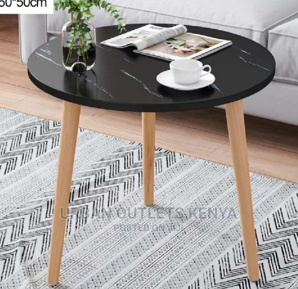 Round Marble Effect Coffee Table,Es in Nairobi Central Furniture