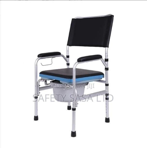 The Elderly Portable Mobile Toilet Bath Chair Wheelchair