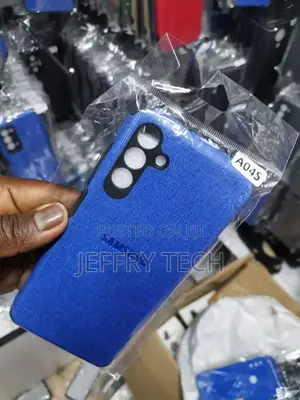 Samsung Galaxy A04s Case Soft Canvas Denim Cloth