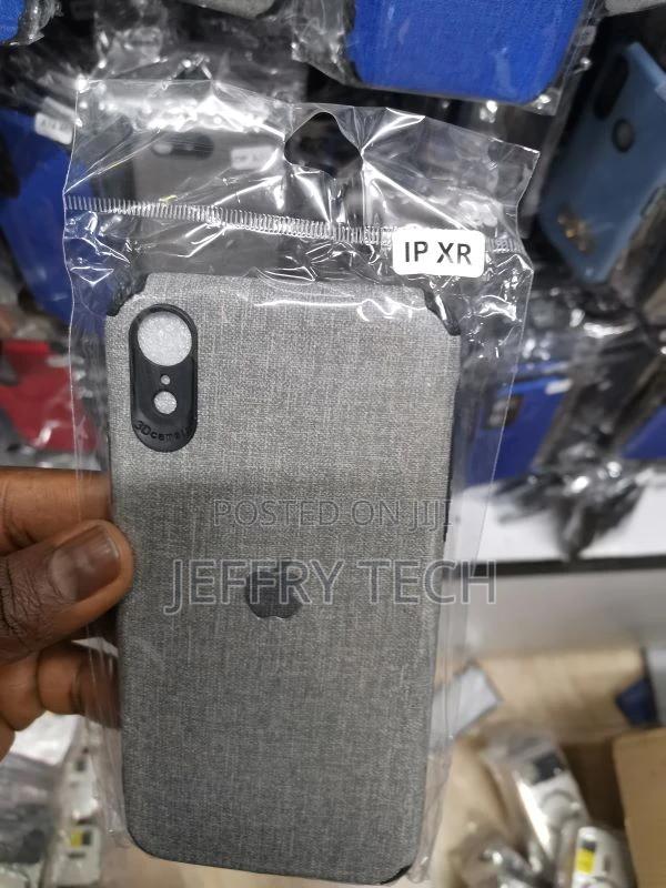 iPhone Xr Case Soft Canvas Denim Cloth - main view