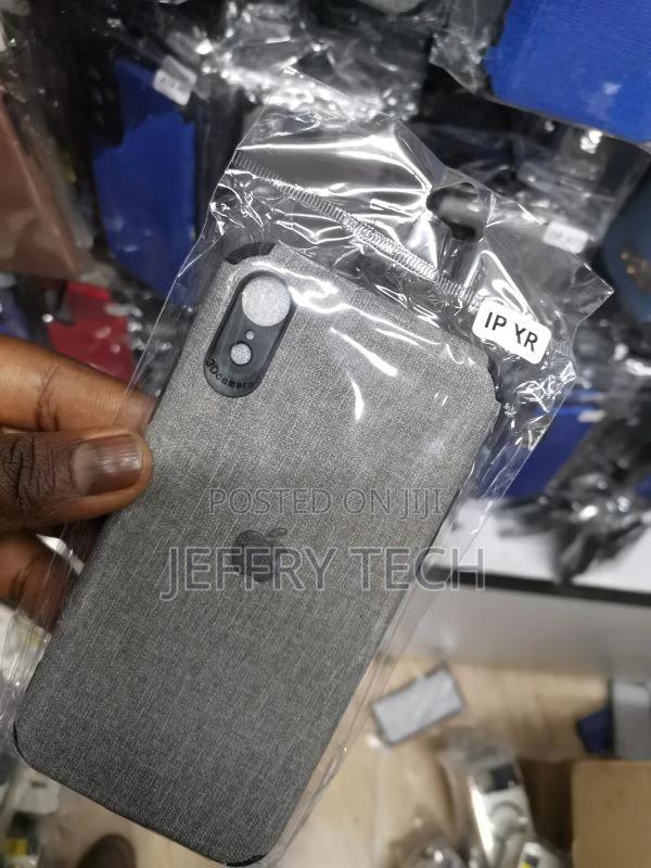 iPhone Xr Case Soft Canvas Denim Cloth - thumbnail 2