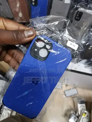 iPhone 13 Cover - Blue - Luxury Fabric Jeans Texture