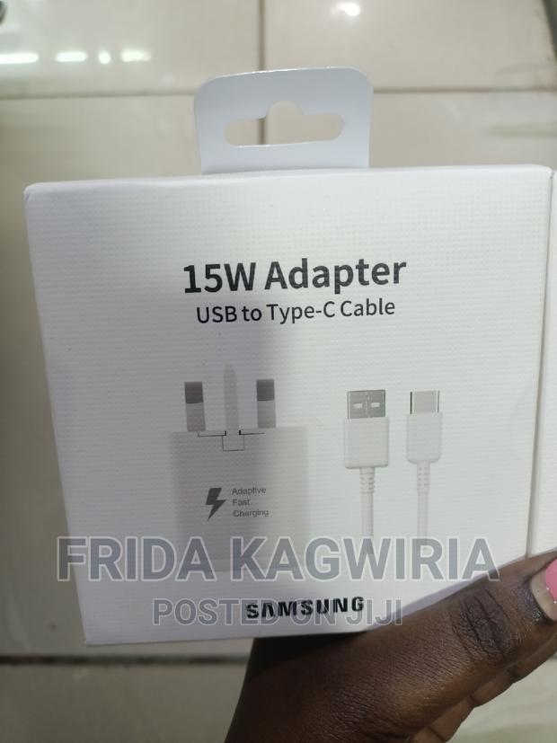 15w Adapter And Usb Type C Cable Charger